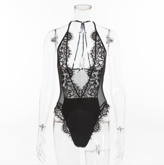 Hollow Skinny Waist Bodysuit