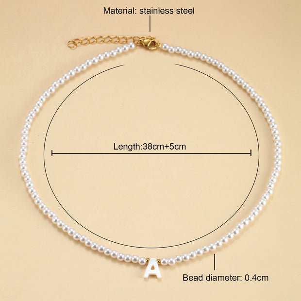 Imitation Pearl Necklace Women's Jewelry