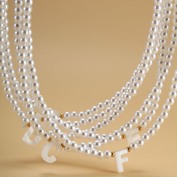 Imitation Pearl Necklace Women's Jewelry