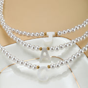 Imitation Pearl Necklace Women's Jewelry