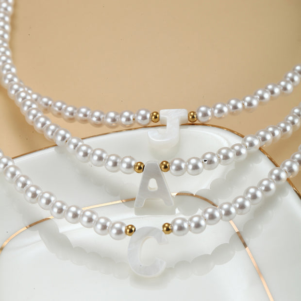 Imitation Pearl Necklace Women's Jewelry