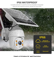 Camera 4G SIM Card 5MP HD Solar Panel