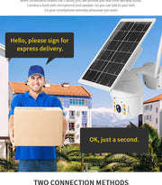 Camera 4G SIM Card 5MP HD Solar Panel
