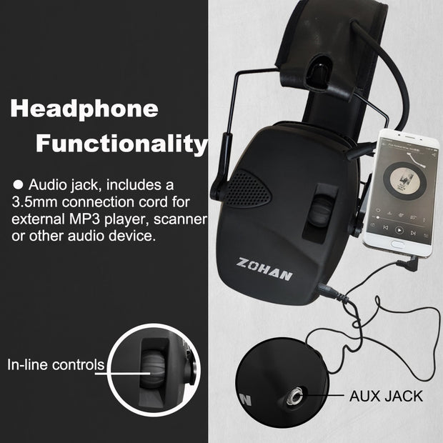 Electronic Shooting Ear Protection Sound Amplification