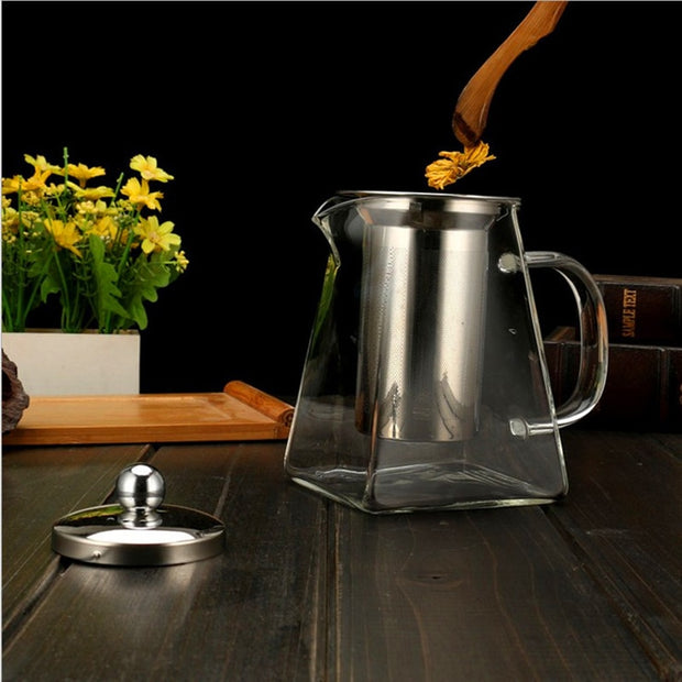 Heat Resistant Glass Teapot