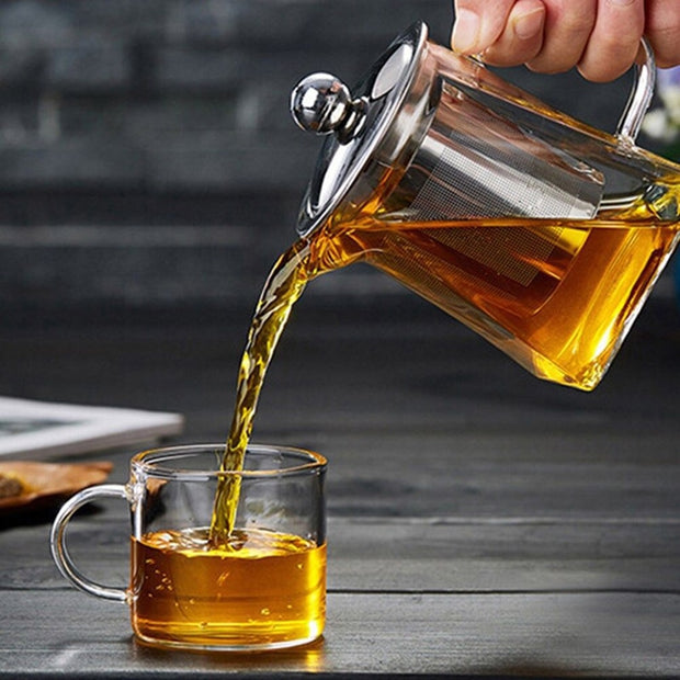 Heat Resistant Glass Teapot