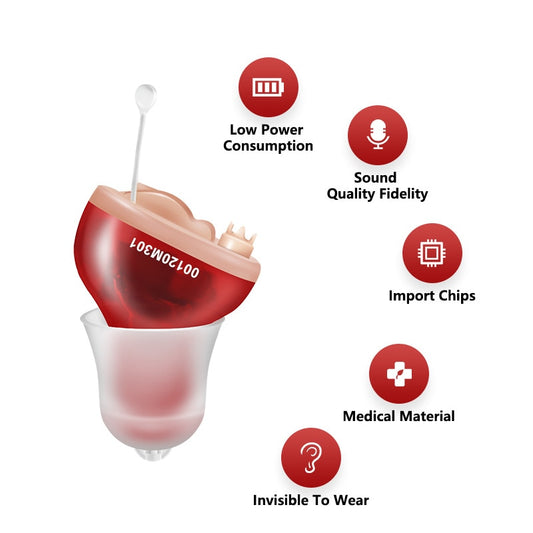Hearing Aids Invisible Adjustable Wireless Hearing Aid