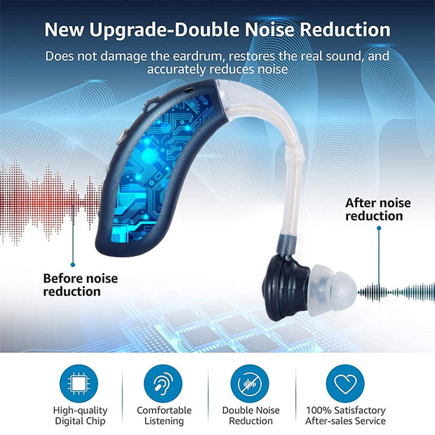 Adjustable Tone Hearing Aids Wireless Headphones
