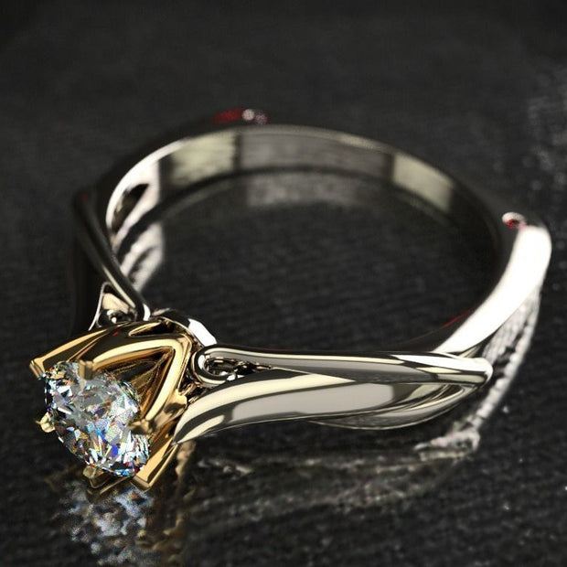 18K Multi Gold Ring