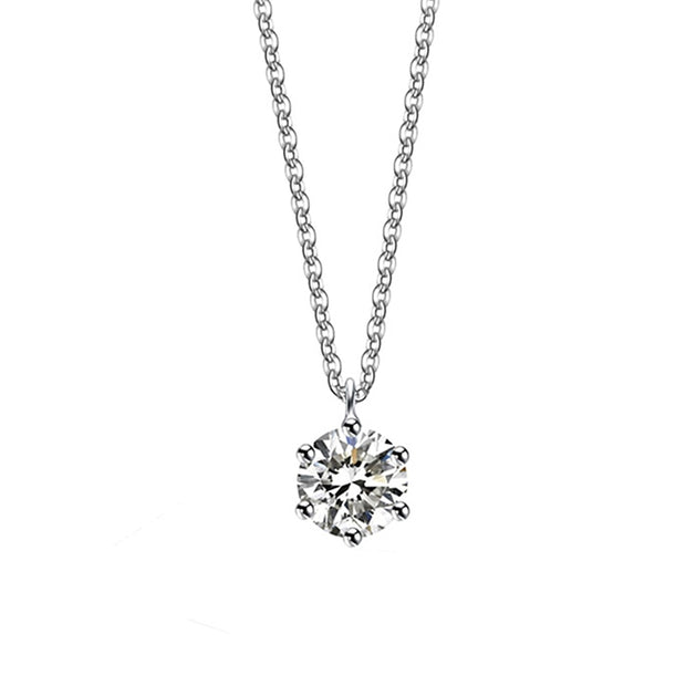 925 Sterling Silver AAA Zircon Choker Necklaces