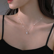 925 Sterling Silver AAA Zircon Choker Necklaces