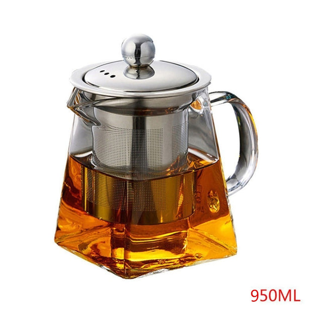Heat Resistant Glass Teapot