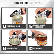 Stainless Steel Manual Cans Opener