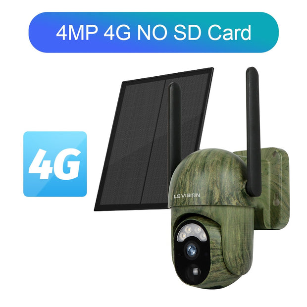 4MP 4G Solar Security Camera