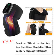 Electric Heating Therapy Knee Vibration Massager
