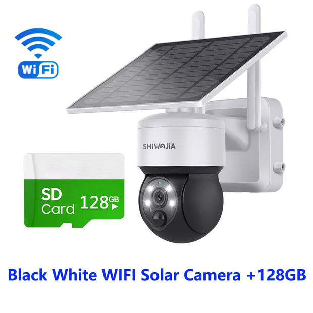 WIFI Wireless PTZ Solar Camera 4G SIM 3MP