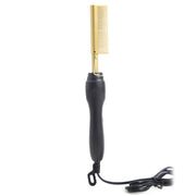 Hot Comb Hair Straightener Curler