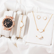 Necklace Earrings Bracelet Set Watches