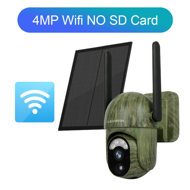 4MP 4G Solar Security Camera