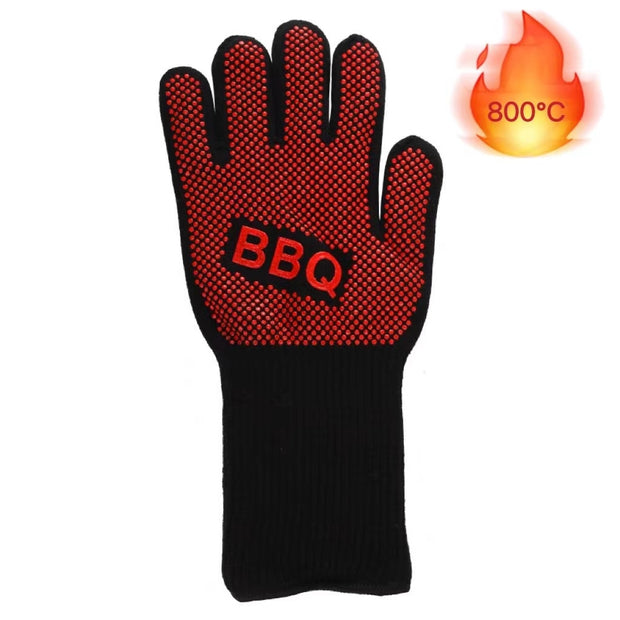 BBQ Gloves Silicone Heat-Resistant Glove