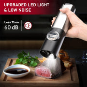 USB Rechargeable Electric Salt And Pepper Grinder Set