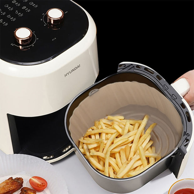 Air Fryers Oven Baking Tray Fried Chicken Basket Mat