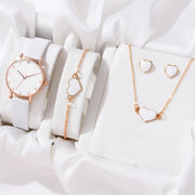 Necklace Earrings Bracelet Set Watches