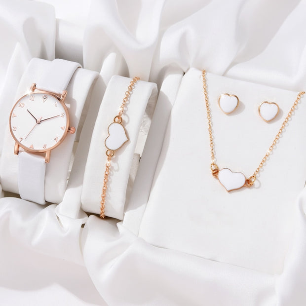 Necklace Earrings Bracelet Set Watches