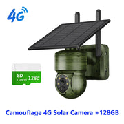 WIFI Wireless PTZ Solar Camera 4G SIM 3MP