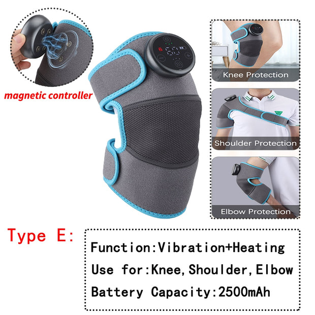 Electric Heating Therapy Knee Vibration Massager