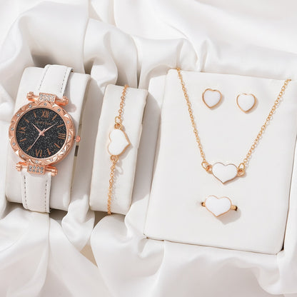 Necklace Earrings Bracelet Set Watches