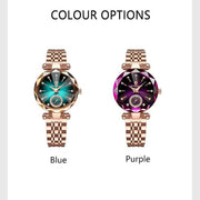 Rose Gold Steel Quartz Wristwatches