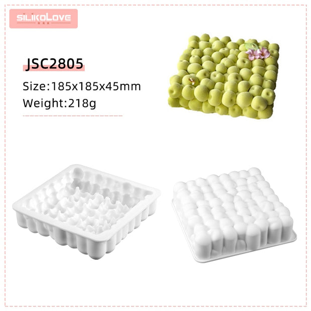 3D Chiffon Brownie Pan Homemade Desserts Tools