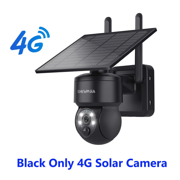 WIFI Wireless PTZ Solar Camera 4G SIM 3MP