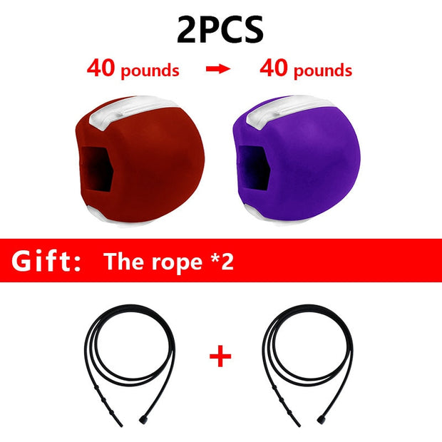 Food-grade Silica Gel Jaw Exercise Line Ball