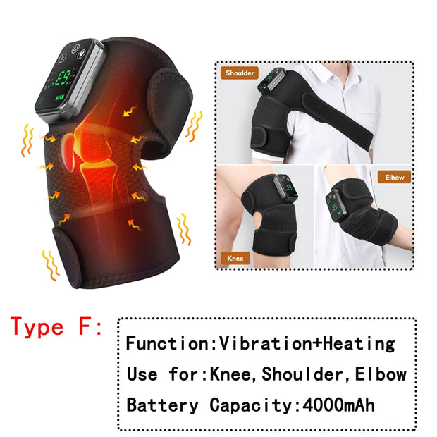Electric Heating Therapy Knee Vibration Massager