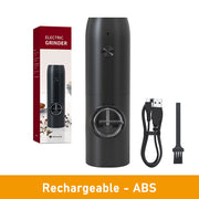 USB Rechargeable Electric Salt And Pepper Grinder Set