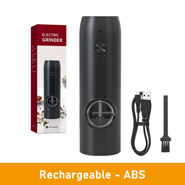 USB Rechargeable Electric Salt And Pepper Grinder Set