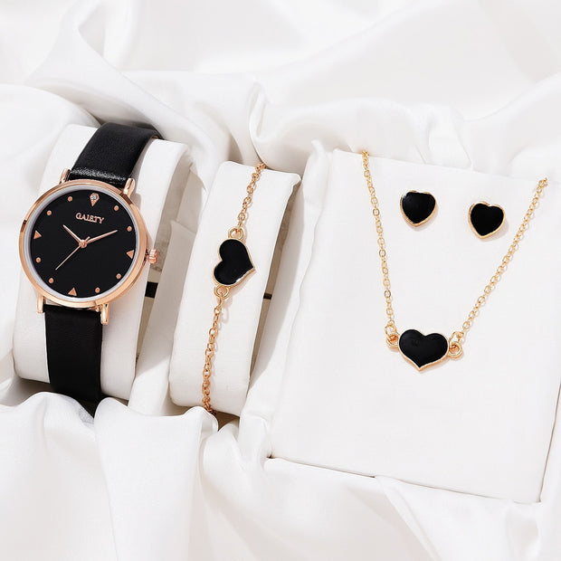 Necklace Earrings Bracelet Set Watches