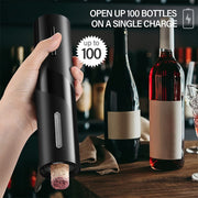 Electric Wine Bottle Opener with Foil Cutter