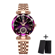 Rose Gold Steel Quartz Wristwatches