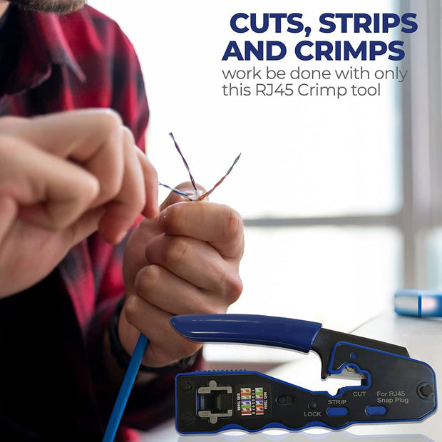 Crimp Tool Pass Through Crimper Cutter