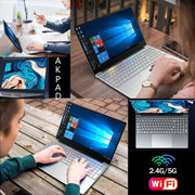 Notebook 15.6 inch Laptop Windows 11 10 Pro 1920*1080 Cheap Portable Intel Laptop