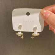 Pearl Twist Luxury Stud Earrings