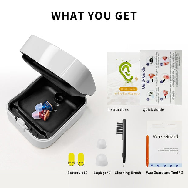 Hearing Aids Invisible Adjustable Wireless Hearing Aid