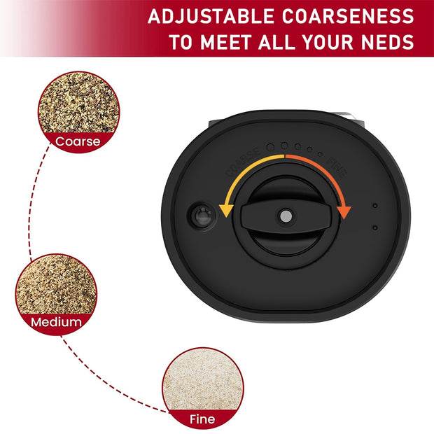 USB Rechargeable Electric Salt And Pepper Grinder Set