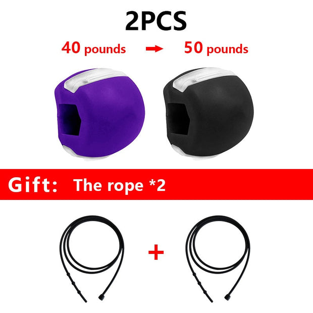 Food-grade Silica Gel Jaw Exercise Line Ball