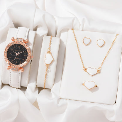 Necklace Earrings Bracelet Set Watches