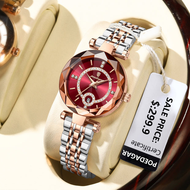 High Quality Diamond Ladies Quartz Watch