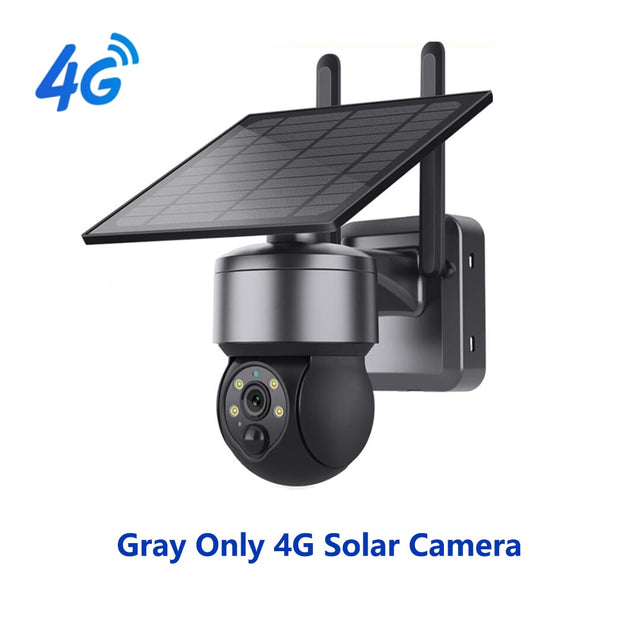 WIFI Wireless PTZ Solar Camera 4G SIM 3MP